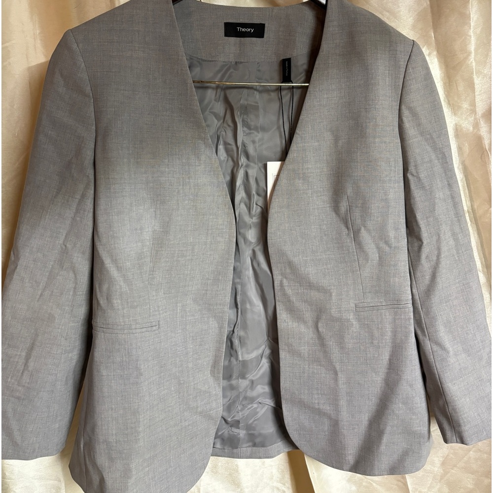 Theory gray blazer unworn